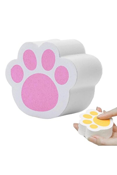 Generic BIGTHREE Cute Cat Paw Cleaning Sponges, 4-Pack Reusable Glass Window ...