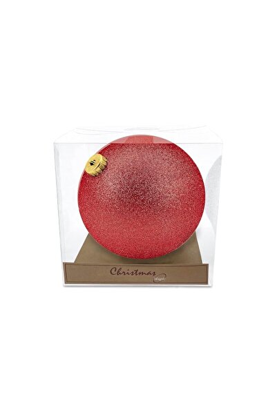 Generic Brand Smiffys Bauble Glitter Red 15cm 1Pc/Box