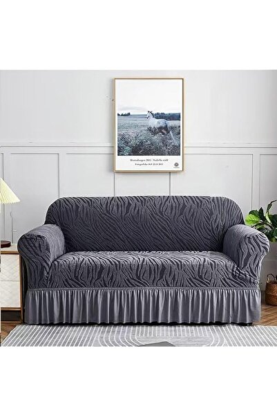 Generic Stretch Sofa Cover With Skirt, Non Slip Couch Cover for 3/2/1 Seater,...