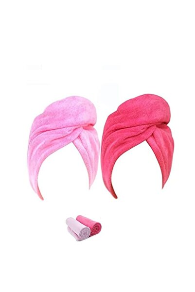 Generic Nibeminent Absorbent Microfiber Hair Towel 2 Pack Quick Dry Hair Turb...
