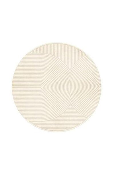 Generic Brand Round Rug 100 x 100 cm – Vintage Floral Circle Area Rug, Machin...