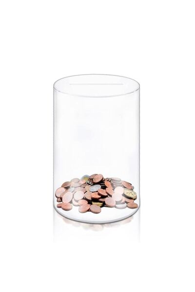 Generic Nwvuop Clear Acrylic Money Box Break to Open Piggy Bank for Adults or...