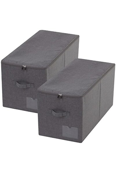 Generic Pack of 2, Folding Clothing Wardrobe Storage Bins with Dust-proof Lid...