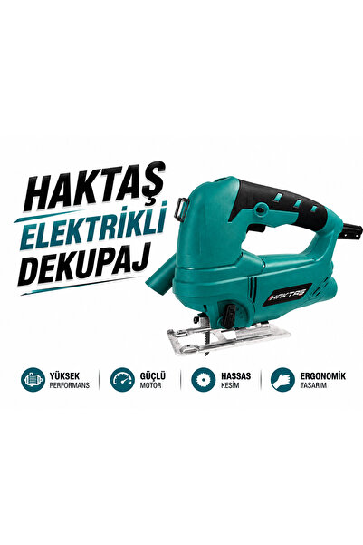 haktaş Elektrikli Dekupaj Testere – Kablolu Ahşap MDF Sunta Kesme Makinesi Er...