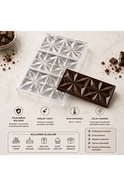 pratikpastacılık Ps Series Polycarbonate Chocolate Mold