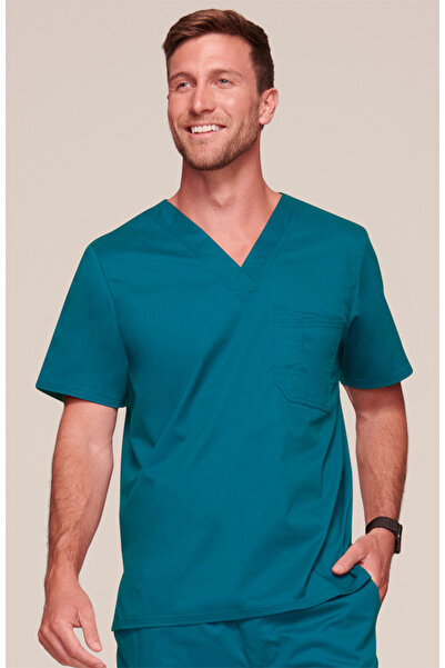 Cherokee Core Stretch WWE4743 Scrubs pentru bărbați – Importat, cu decolteu î...