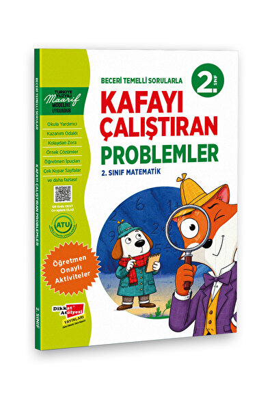 Dikkat Atölyesi Yayınları 2. Sınıf Matematik Kafayı Çalıştıran Problemler