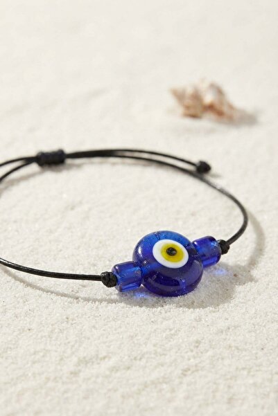 Inure Jewelry Handmade Bohemian Style Blue Eye Evil Eye Necklace