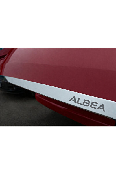 CarEste Fiat Albea Yazılı Krom Bagaj Alt Çıtası 2002-2012