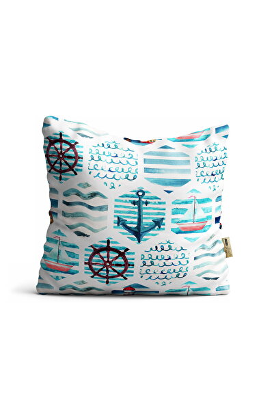 4KF Cushion Cover 42X42Cm Decorative Cushion Pillowcase New Season Sailor Mod...
