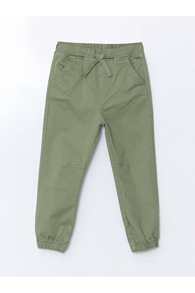 LC Waikiki Two Mt Shop Quality Lcw Kids Green Elastic Waist Gabardine Boys' T...
