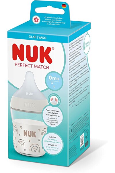 Nuk Perfect Match Cam Biberon, 120 ml, Gökkuşağı