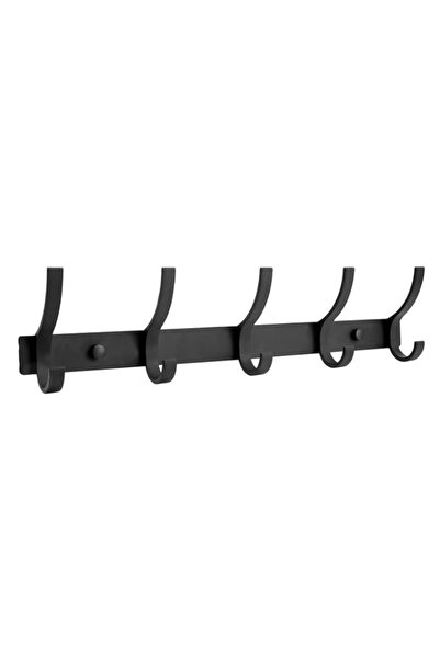 Generic Optish Minimalist Black Wall Mount Coat Rack with 12 Hooks, Holds Up ...