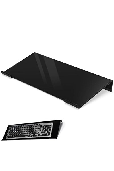 Generic Computer Keyboard Stand-Acrylic Keyboard Tray with Rubber Strip，Acryl...