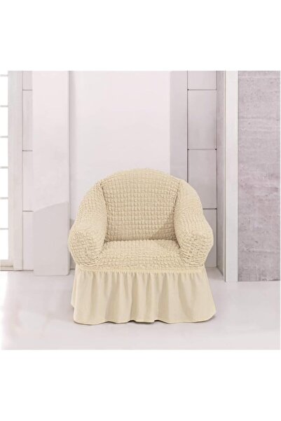 Generic Fabienne One Seater Sofa Cover, Cream