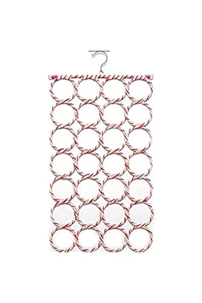 Generic Scarf Organizer - Brass, Pink, Polished - 36.8 cm x 16.8 cm