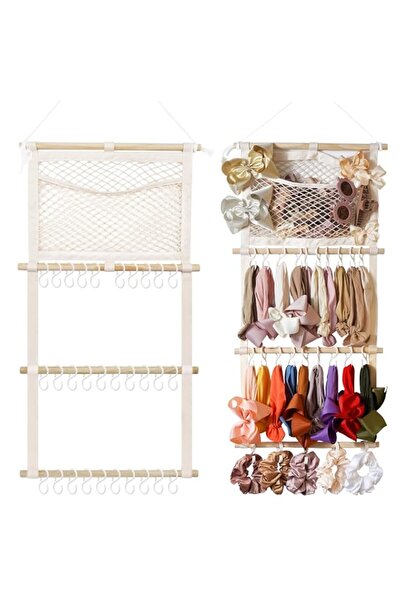 Generic Hair Bows Organizer for Baby Girls, Large Capacity Wall Hanging Headb...