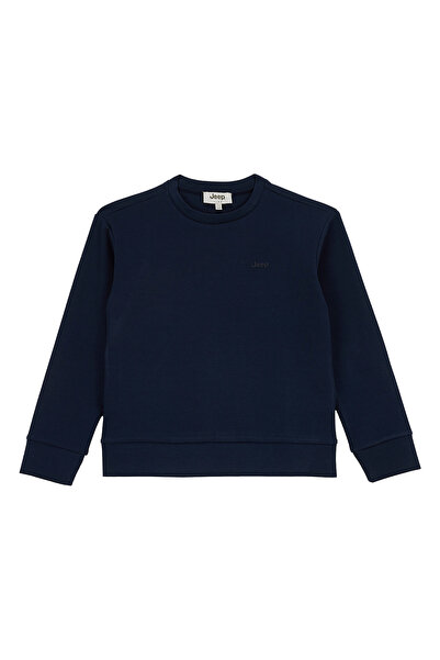 JEEP Lacivert Erkek Çocuk Relaxed Sweatshirt J6WB-SWT7793