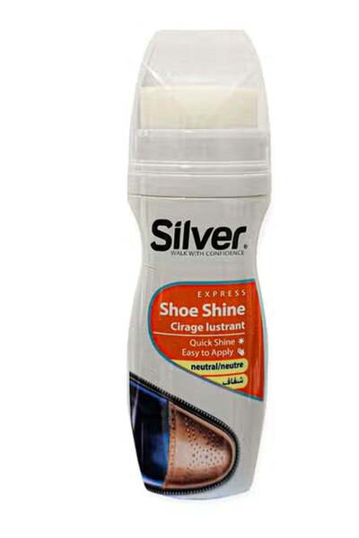 Silver ملمع أحذية فوري سائل تركي فاخر شفاف