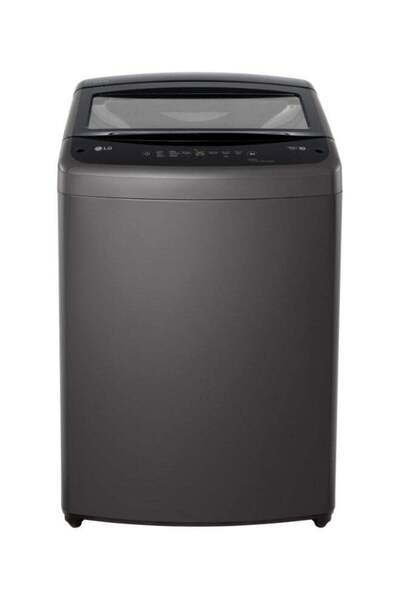 LG غسالة ملابس ذات تحميل علوي، سعة 15 كجم، إنفرتر، لون أسود، طراز WTBV15BND