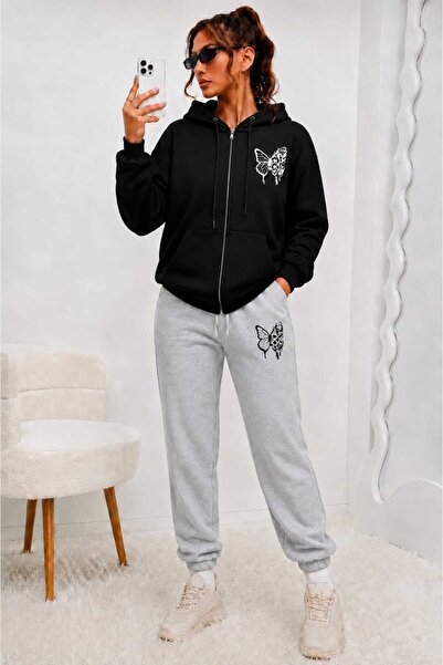 CLOTHES33 ΖΑΚΕΤΑ ΦΟΥΤΕΡ ΣΕΤ 2 ΤΕΜΑΧΙΩΝ ΧΕΙΜΕΡΙΝΟ ΛΕΥΚΟ ΜΕ ΣΤΑΜΠΑ ΠΕΤΑΛΟΥΔΑΣ Γ...