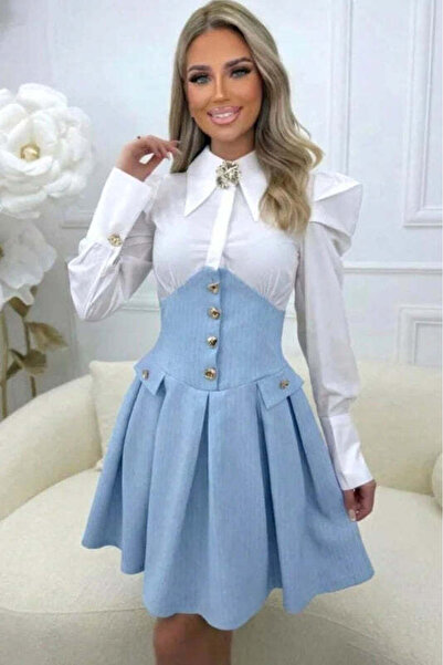 Andress Boutique Rochie mini Georgia, Albastru