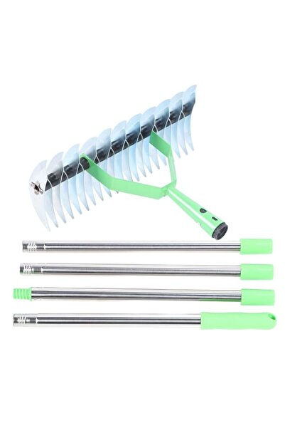Generic Jiawu Alloy Steel Thatch Rake, Wide Head, Ergonomic Rubber Grip, Idea...