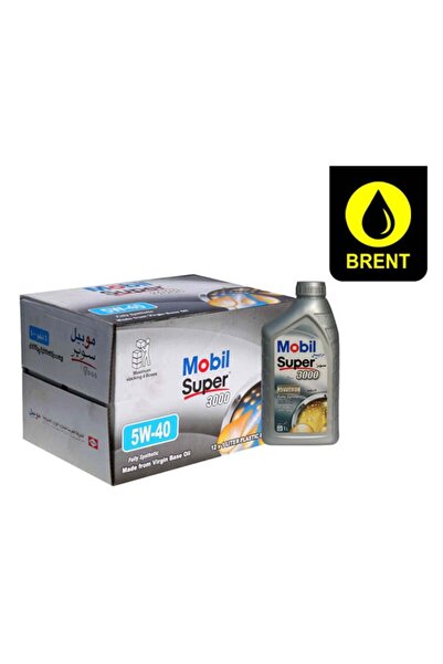 Mobil زيت محرك سوبر 3000 المتقدم صناعي بالكامل SAE 5W-30 عبوة 12 × 1 لتر (كرتون)