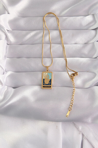 online kapsulavm avm alışveriş 316L Steel Gold Color Mixed Enamel Hand Figure...