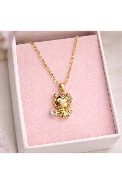 Heda Jewelry قلادة هالو كيتي - قلادة لطيفة مستوحاة من سانريو