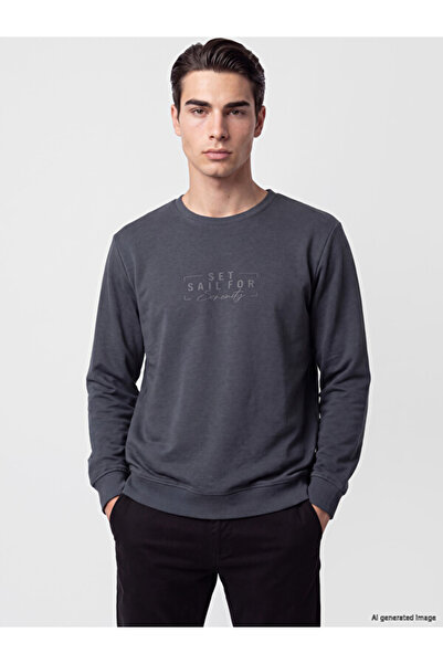 LC Waikiki Zero Roba Collar Printed Men's Sweatshirt from Uzg Store for Style...