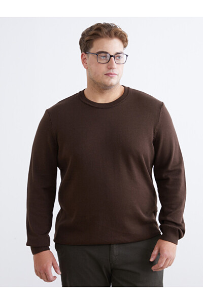 LC Waikiki Rmz Gi̇yi̇m Farkiyla Zero Roba Collar Men's Knitwear Sweater