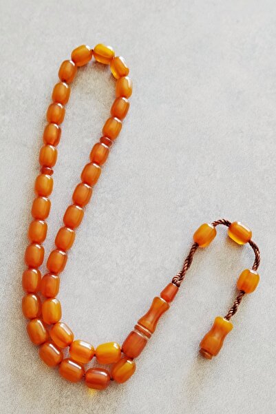 ŞAHBEY TESBİH Systematic Stick-Clamping Amber Prayer Beads