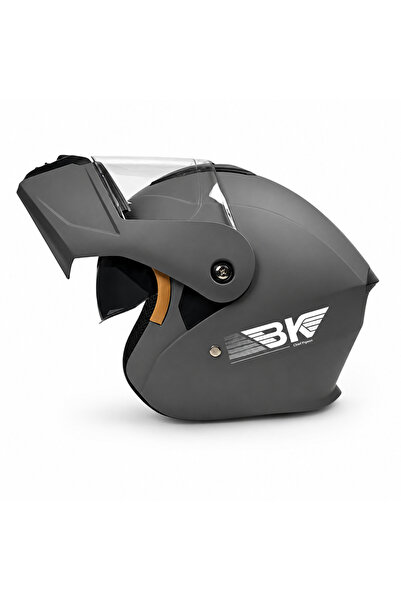 FIXATO Motorcycle/Scooter Flip-Up Helmet Nova, Double Visor, UV Protection, G...