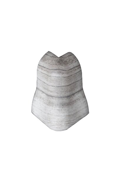 OEM SN Deco VKP 53.02 skirting board outer corner, grey, 53 x 25 mm, 2 pieces...