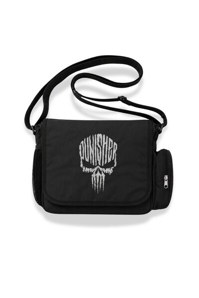 Fuddy Moda Geantă unisex cu imprimeu The Punisher