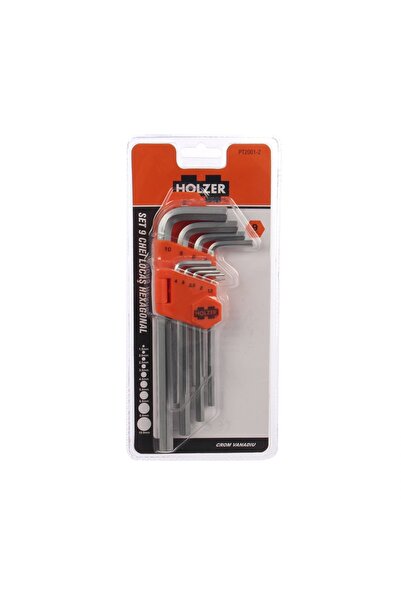 OEM Σετ 9 εξαγωνικών κλειδιών, Holzer PT2001-2, 1.5 - 10 χιλ.
