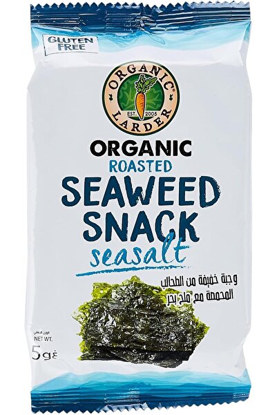 Organic Larder SEAWEED SNACK SEASALT (5G)