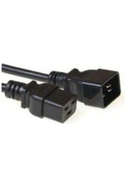 MicroConnect Καλώδιο τροφοδοσίας C19 C20 16Α 0.5μ Μαύρο H05vv-f3x1.5mm2 Χαλκό...