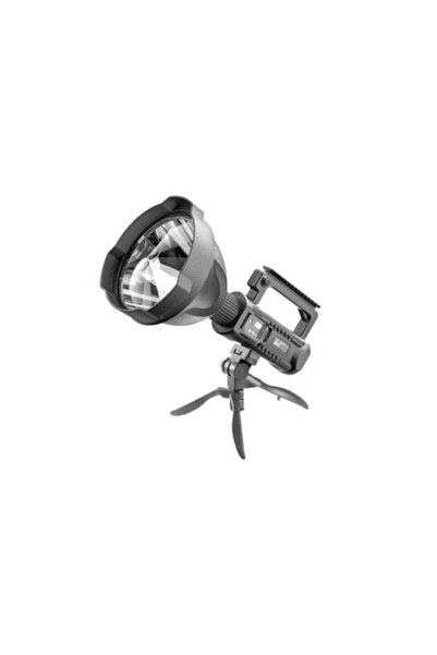 Generic Lanternă Profesională cu LED, Rază 800m, Powerbank și Trepied Inclus