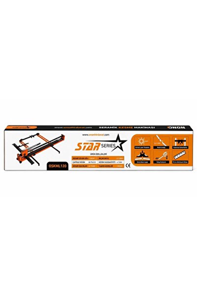 İBTAŞ ONON Star 120lik Lazerli Kesim Uzun Seramik Granit Fayans Kesme Makinası 1200mm