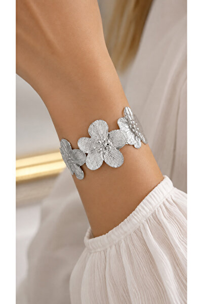 GLİTHE.CO Steel Thick Flower Model Adjustable Clamp