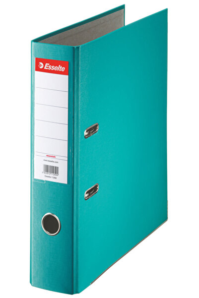 MC Micostore Esselte economy turquoise laminated biblioraft 7.5cm