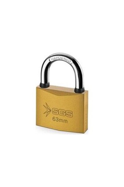 SGS Yellow Painted Padlock 25mm Sgs1341 (1 Piece)
