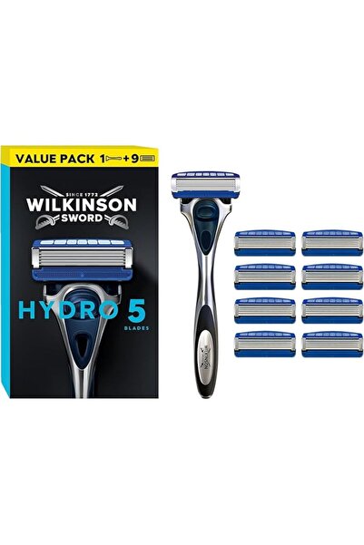 Wilkinson Sword ويلكنسن سوورد ماكينة حلاقة هايدرو 5 للرجال، اضافة رائعة لغسل ...