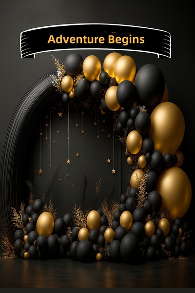 PROMISEBACKDROP2 مغامرة جديدة، خلفية قماشية لأنشطة المدرسة 250 × 200 مع خياطة...