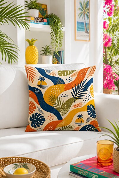 Bertille Home Σειρά Pop Art Κάλυμμα μαξιλαριού διπλής όψης με ψηφιακή εκτύπωση