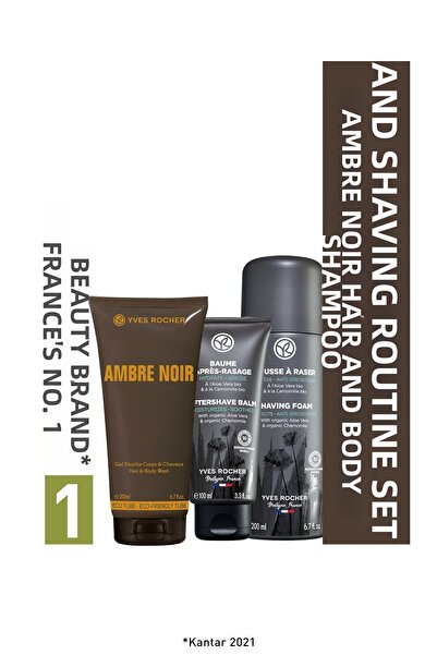Yves Rocher Refreshing & Revitalizing Body Wash and Shaving Set