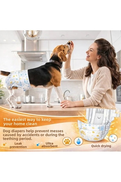 Duffa Ultra Absorbent S Dog Pee Pads, Dog and Cat Toilet Pads – Dog Training Pads 10-Pack and Leak-Proof Menstrual Panty Pads, Dog Patient Pads, Cat Pee Pads, Rabbit Pads 10-Pack
