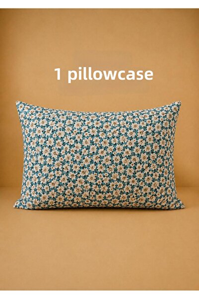 meressa home Pillowcase 1 Piece Cotton Lining 50X70 cm Liquid Proof